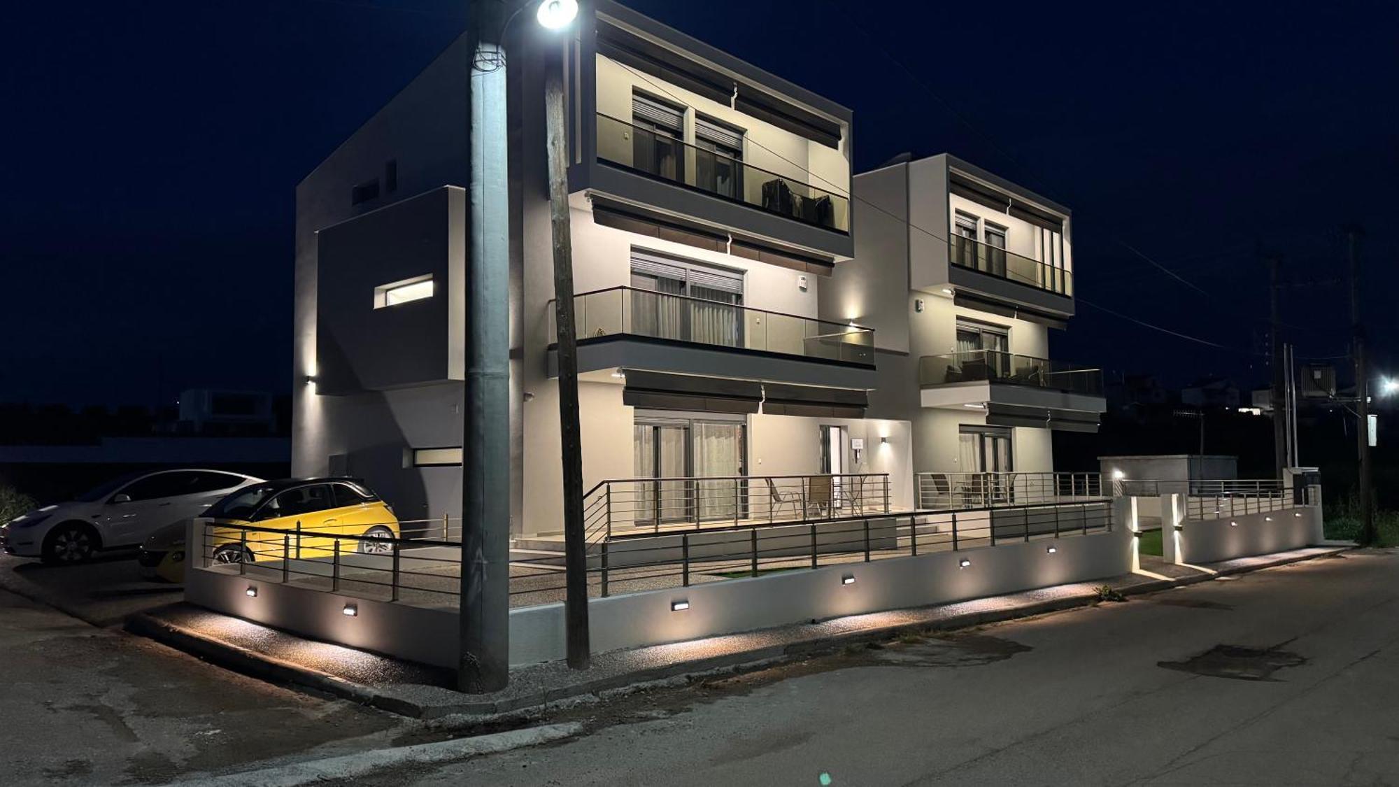 Elinor Apartments Flogita Exterior foto